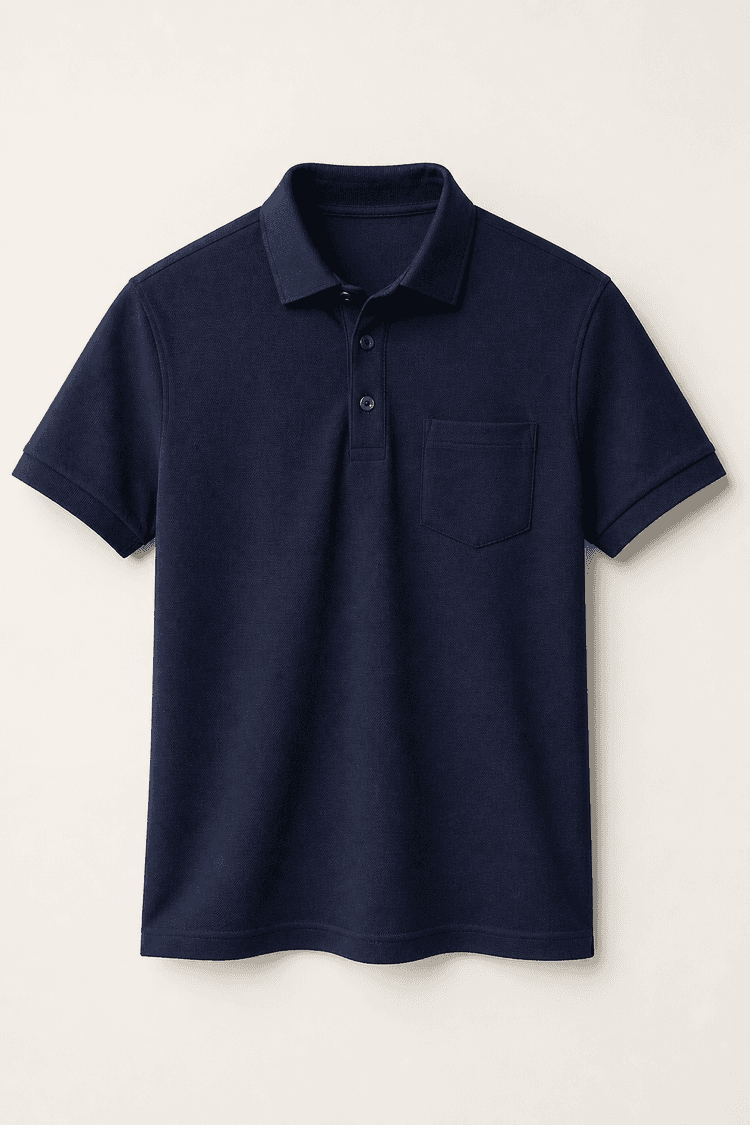 Navy polo product preview